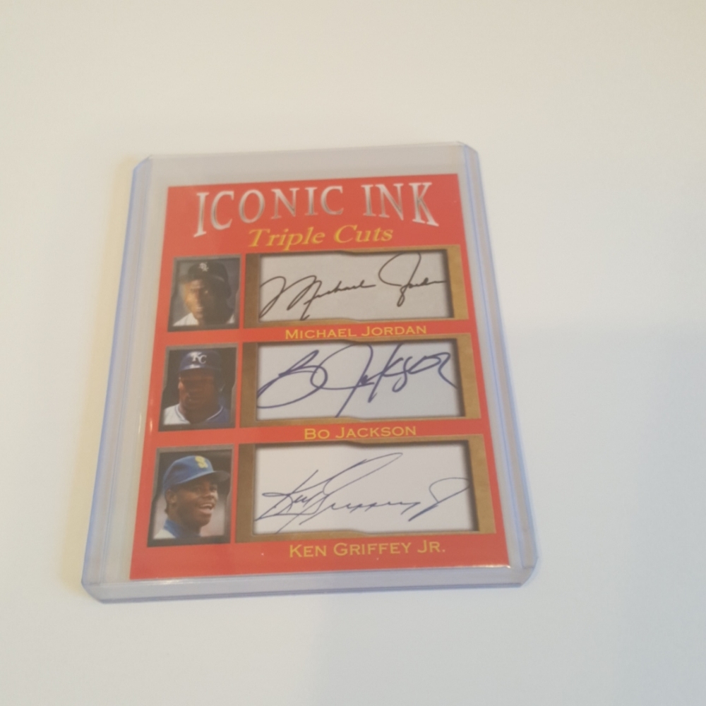 Michael Jordan Bo Jackson ken griffey jr 1/1000